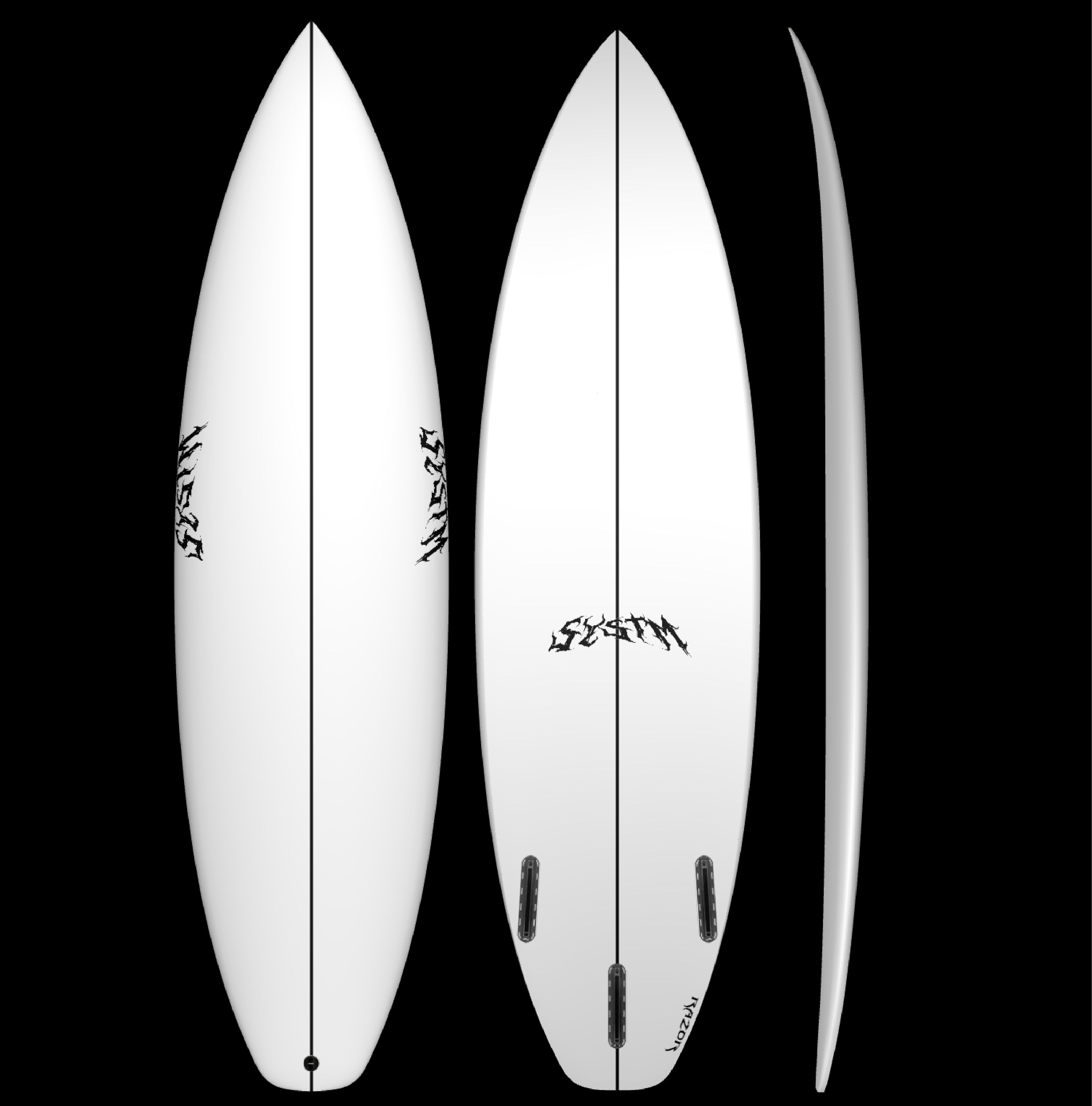Custom Surfboard) Razor model x Systm 101 – DylanGraves.Fun